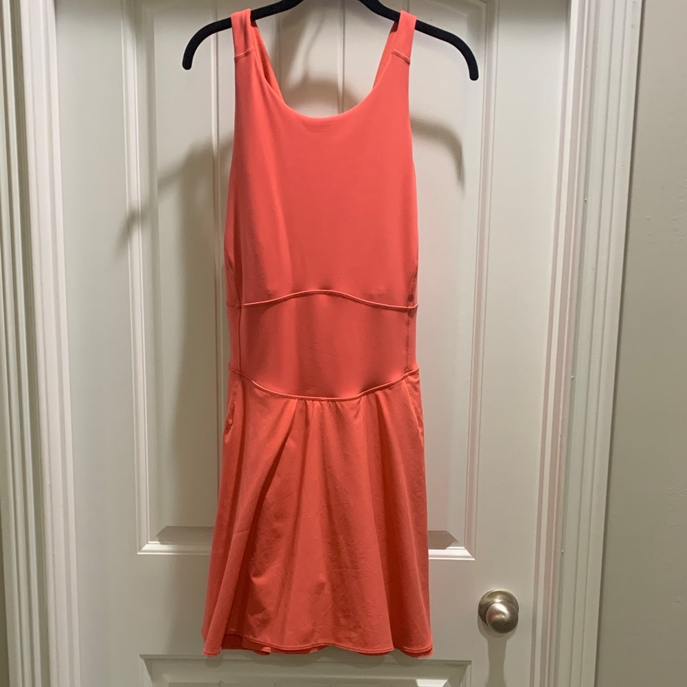 Lululemon Athletica Court Crush Dress - Raspberry Cream - size 18